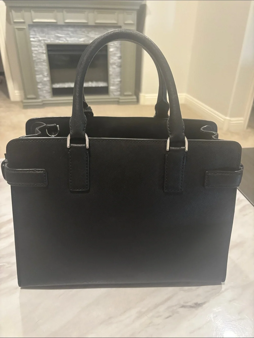 Michael Kors Black Emma Saffiano